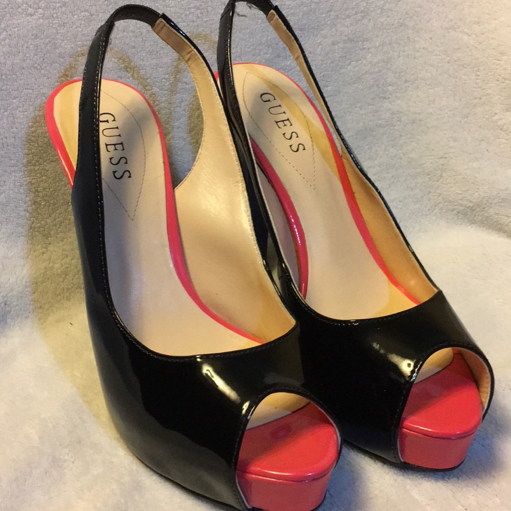 Guess Color Block Pumps Size 8 Medium
